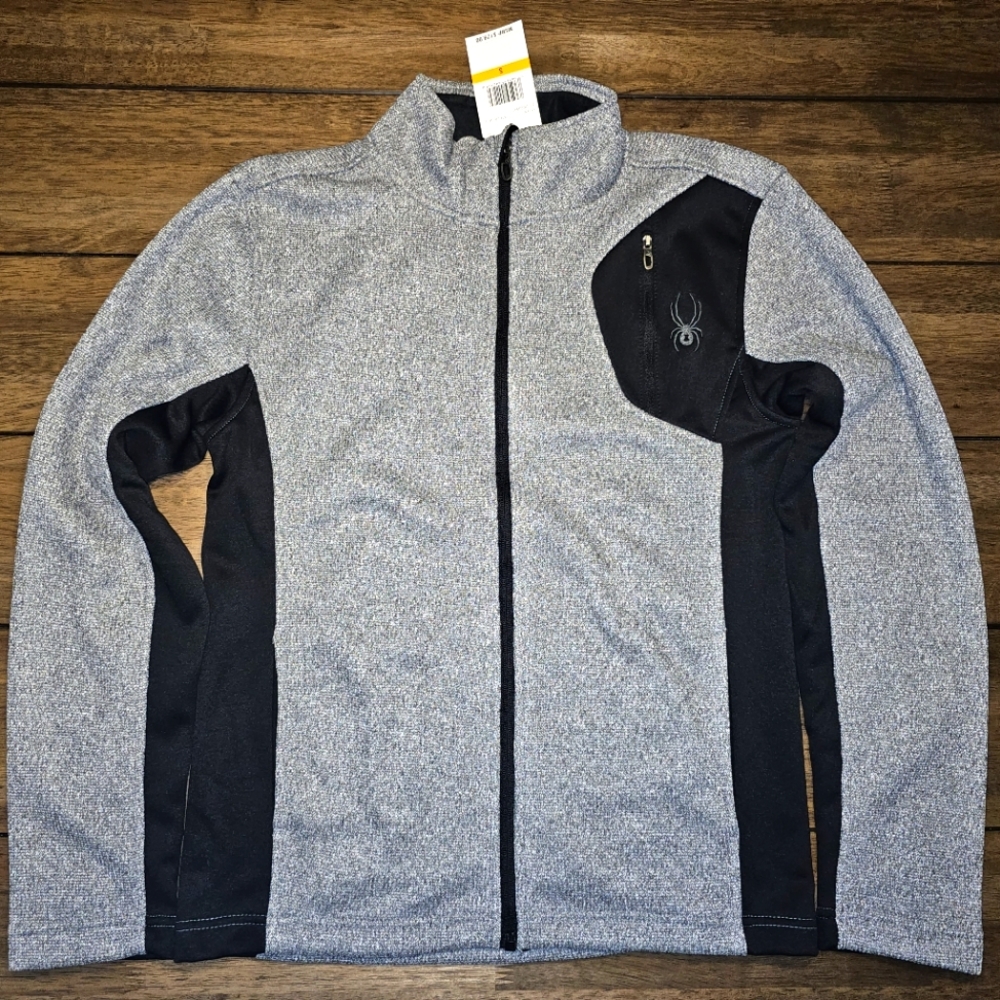 Spyder Full-Zip Jacket in Heather Grey